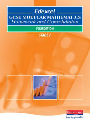 Book cover for Edexcel GCSE Modular Maths Homework & Consolidation Foundation Stage 2