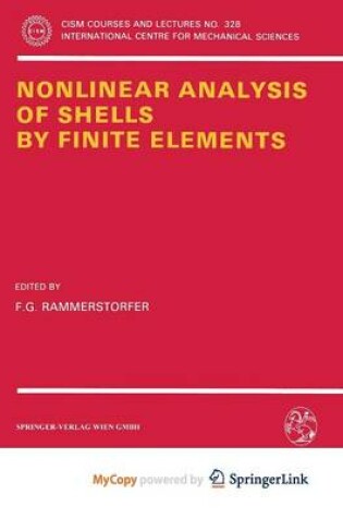 Cover of Nonlinear Analysis of Shells by Finite Elements