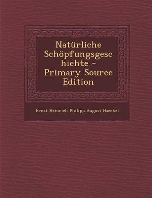 Book cover for Naturliche Schopfungsgeschichte