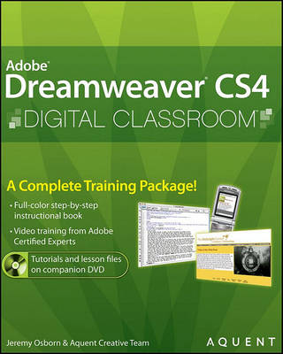 Book cover for Dreamweaver CS4 Digital Classroom