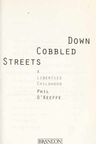 Cover of Down Cobbled Streets