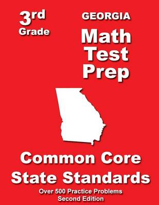 Book cover for Georgia 3rd Grade Math Test Prep