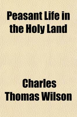 Book cover for Peasant Life in the Holy Land