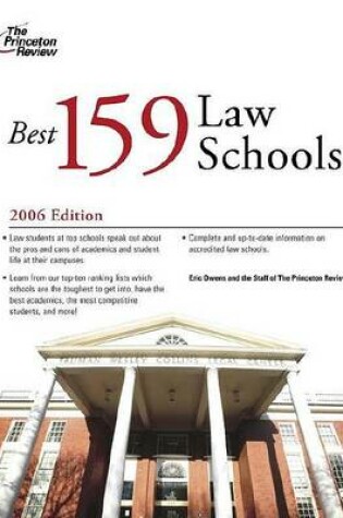 Cover of The Best 159 Law Schools