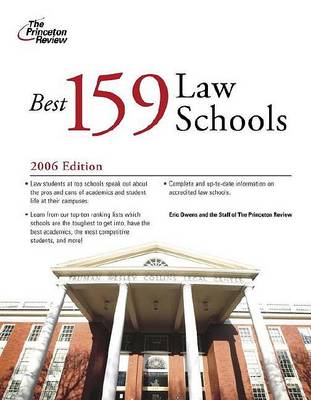 Book cover for The Best 159 Law Schools