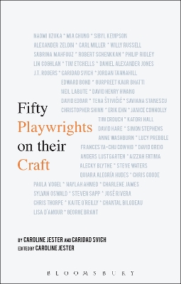 Book cover for Fifty Playwrights on their Craft