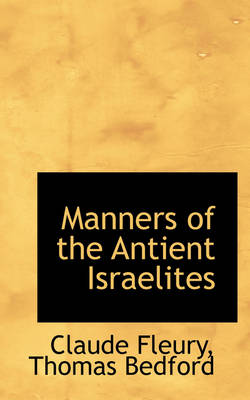 Book cover for Manners of the Antient Israelites