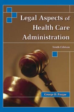 Cover of Legal Aspects of Health Care Administration