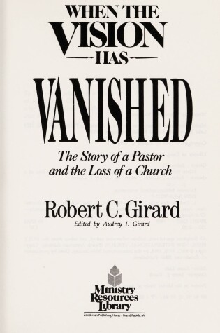 Cover of When the Vision Has Vanished