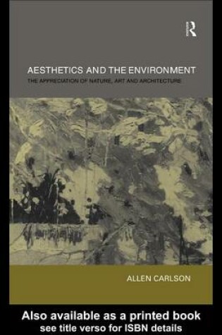 Cover of Aesthetics and the Environment