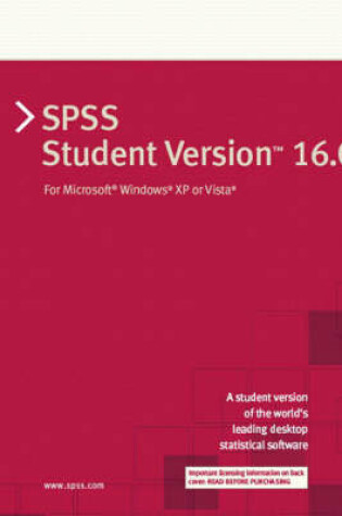 Cover of SPSS 16.0 Student Version for Windows
