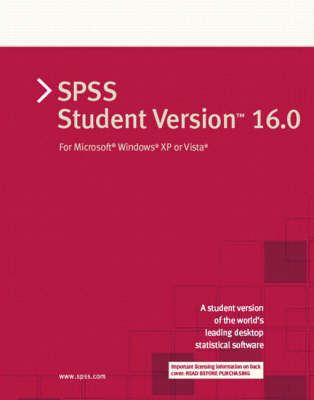 Book cover for SPSS 16.0 Student Version for Windows
