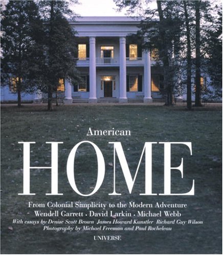 Book cover for American Home: from Colonial Simplicity to the Modern Adventure