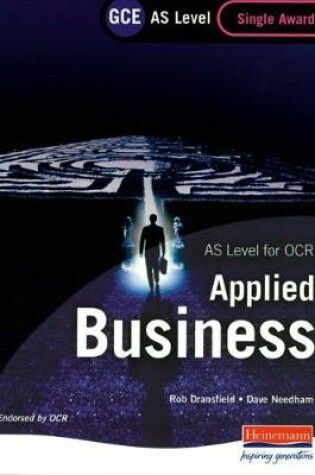 Cover of GCE AS Level Applied Business Single Award for OCR