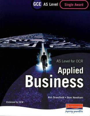 Book cover for GCE AS Level Applied Business Single Award for OCR
