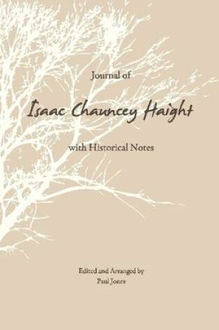 Cover of Journal of Isaac Chauncey Haight with Historial Notes