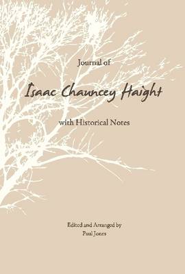 Book cover for Journal of Isaac Chauncey Haight with Historial Notes