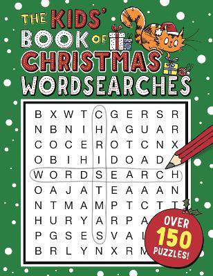 Book cover for The Kids’ Book of Christmas Wordsearches