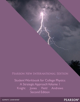 Book cover for Student Workbook for College Physics: Pearson New International Edition