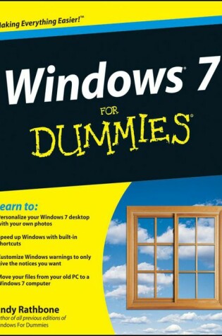 Cover of Windows 7 For Dummies