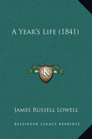 Cover of A Year's Life (1841)