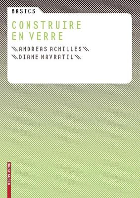 Book cover for Basics Construire en verre