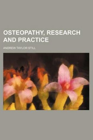 Cover of Osteopathy, Research and Practice