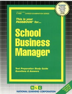 Book cover for School Business Manager