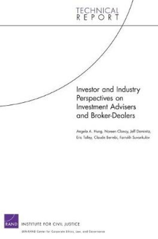 Cover of Investor and Industry Perspectives on Investment Advisers and Broker-dealers