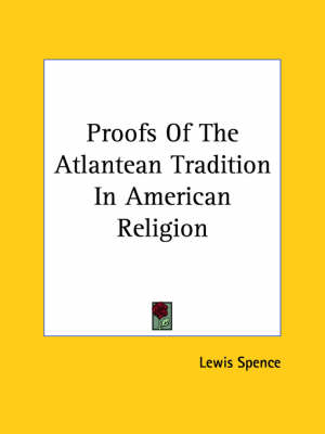 Book cover for Proofs of the Atlantean Tradition in American Religion