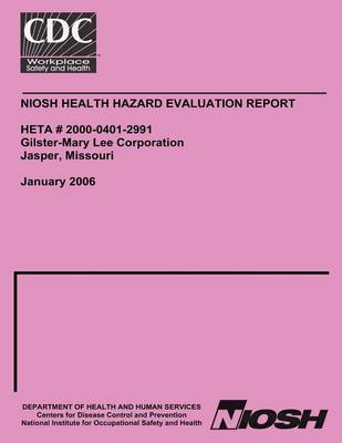 Book cover for Niosh Health Hazard Evaluation Report Heta 2000-0401-2991