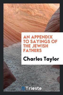 Book cover for An Appendix to Sayings of the Jewish Fathers