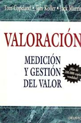 Cover of Valoracion - Medicion y Gestion de Valor