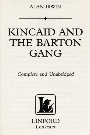 Cover of Kincaid And The Barton Gang