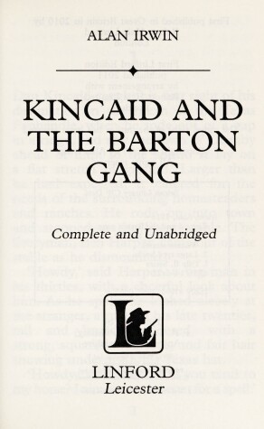 Book cover for Kincaid And The Barton Gang