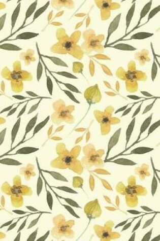 Cover of Mustard Yellow Blossoms - Blank Notebook - 5