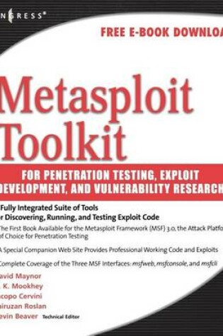 Cover of Metasploit Toolkit for Penetration Testing