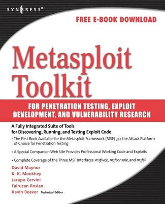 Book cover for Metasploit Toolkit for Penetration Testing