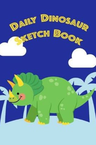 Cover of Dinosaur Sketch Book Triceratops