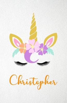 Book cover for Christopher A5 Lined Notebook 110 Pages