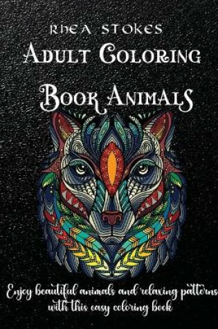 Cover of Adult Coloring Book Animals