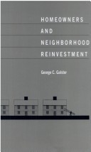 Book cover for Homeowners and Neighborhood Reinvestment