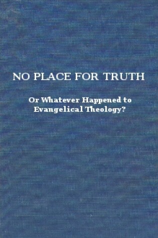 Cover of No Place for Truth