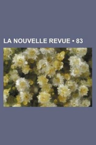 Cover of La Nouvelle Revue (83)