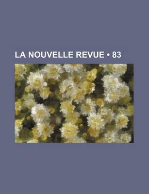 Book cover for La Nouvelle Revue (83)