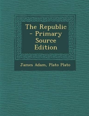 Book cover for The Republic - Primary Source Edition