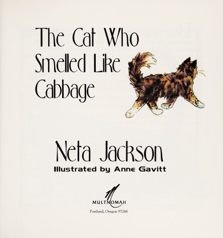 Book cover for The Cat Who Smelled Like Cabbage