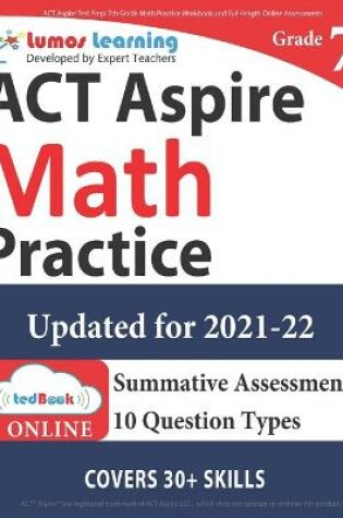 Cover of ACT Aspire Test Prep