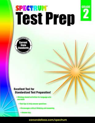 Book cover for Spectrum Test Prep, Grade 2