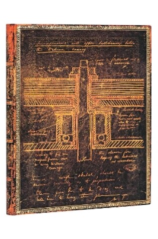 Cover of Tesla, Sketch of a Turbine Ultra Lined Softcover Flexi Journal